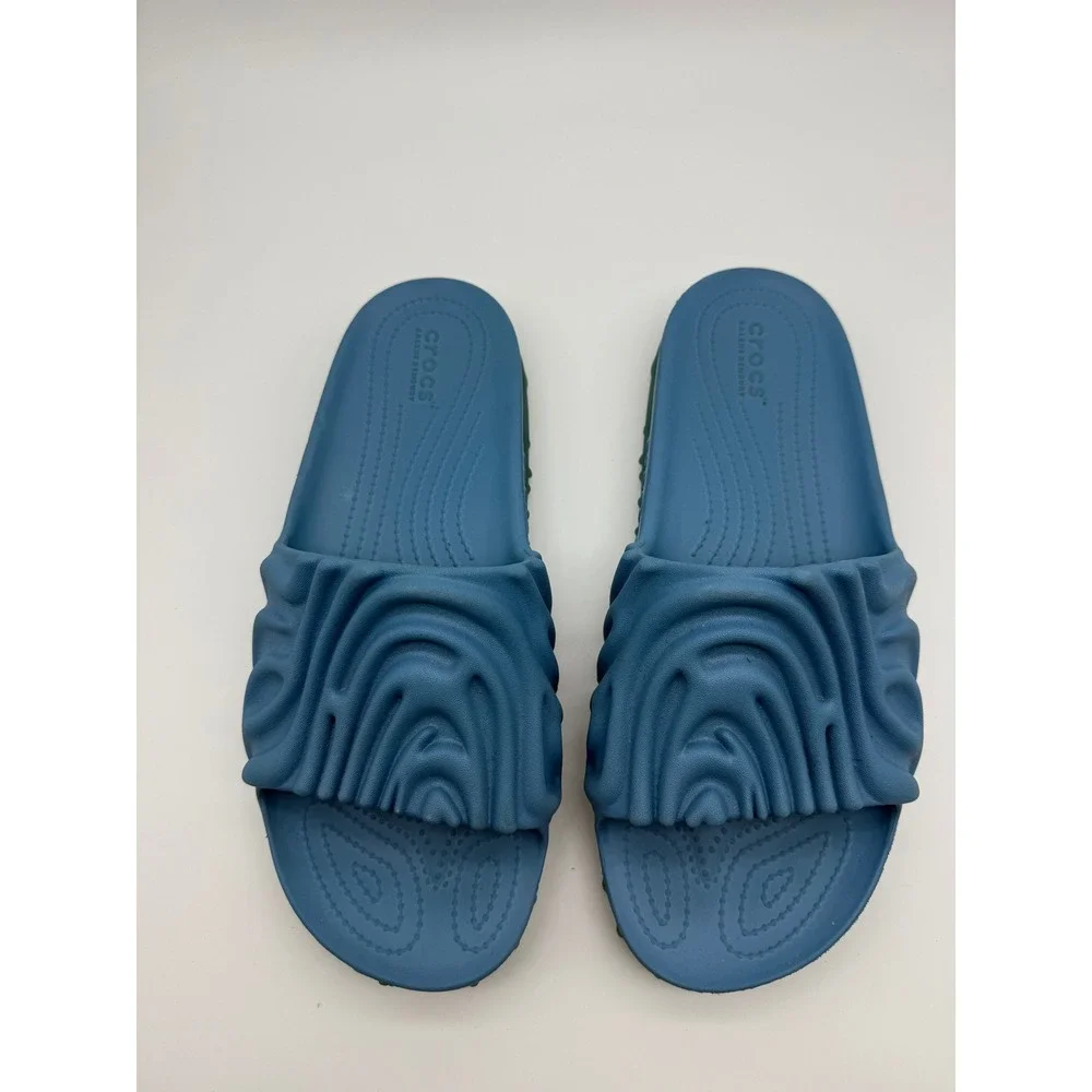 Crocs Pollex Slide Salehe Bembury Tashmoo Blue Mens 10 Womens 12 208685-4ST
